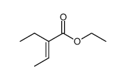 ethyl 2-ethylbut-2-enoate结构式