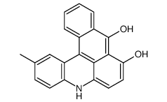 2-Methyl-5H-5-aza-naphtho[3,2,1-de]anthracene-8,9-diol Structure