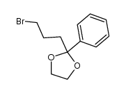 2-(3-bromo-propyl)-2-phenyl-[1,3]dioxolane Structure