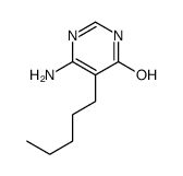 6-amino-5-pentyl-1H-pyrimidin-4-one Structure