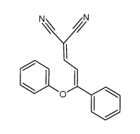 cis-1,1-dicyano-4-phenoxy-4-phenylbuta-1,3-diene结构式