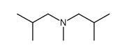 N,2-dimethyl-N-(2-methylpropyl)propan-1-amine结构式