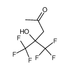 5,5,5-三氟-4-羟基-4-(三氟甲基)-2-戊酮结构式