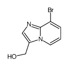IMidazo[1,2-a]pyridine-3-Methanol, 8-bromo- Structure