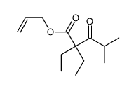 prop-2-enyl 2,2-diethyl-4-methyl-3-oxopentanoate Structure