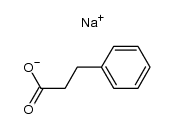 phenylpropionic acid sodium salt Structure