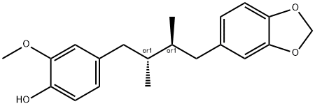 赤式-6-澳白木脂素结构式