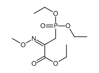 ethyl 3-diethoxyphosphoryl-2-methoxyiminopropanoate Structure