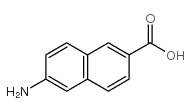 6-氨基-2-萘甲酸结构式