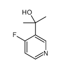 3-Pyridinemethanol,4-fluoro-alpha,alpha-dimethyl-(9CI)结构式
