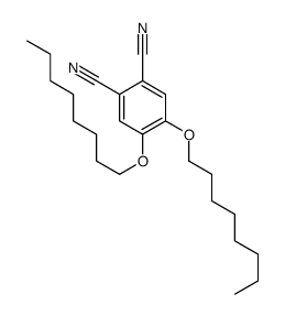 4,5-二辛氧基-1,2-苯二甲腈结构式