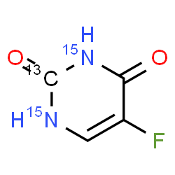 5-Fluorouracil-13C,15N2 Structure