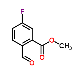 Methyl 5-fluoro-2-formylbenzoate Structure