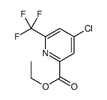 ethyl 4-chloro-6-(trifluoromethyl)pyridine-2-carboxylate Structure