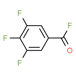 Benzoyl fluoride, 3,4,5-trifluoro- (9CI) Structure
