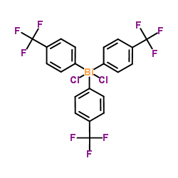 三(4-三氟甲苯基)二氯化铋结构式