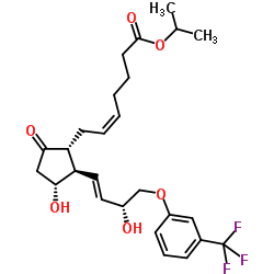 9-酮氟前列腺素异丙酯结构式