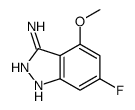 6-fluoro-4-methoxy-1H-indazol-3-amine Structure