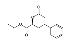 ethyl (S)-2-acetoxy-4-phenylbutanoate结构式