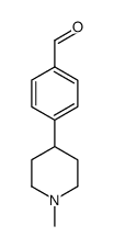 (4-(1-methylpiperidin-4-yl)phenyl)carbaldehyde结构式