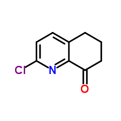 2-氯-6,7-二氢喹啉-8(5h)-酮结构式