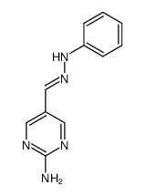 2-aminopyrimidine-5-carbaldehyde phenylhydrazone Structure