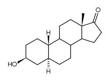 19-Nor-5α-androstan-3β-ol-17-on结构式