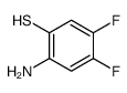 Benzenethiol, 2-amino-4,5-difluoro- (9CI) Structure