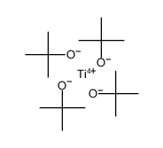 titanium(iv) tert-butoxide Structure