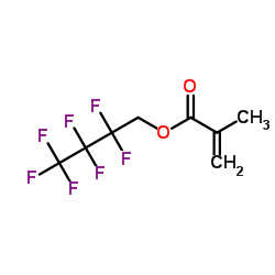 甲基丙烯酸2,2,3,3,4,4,4-七氟丁酯 (含稳定剂MEHQ)结构式
