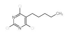 2,4,6-trichloro-5-pentyl-pyrimidine picture