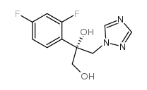(R)-2-(2,4-二氟苯基)-3-[1H-1,2,4]三唑-1-基丙烷-1,2-二醇结构式