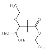3-(二甲氨基)-3-乙氧基-2,2-二氟丙酸乙酯结构式