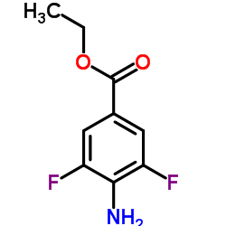 4-氨基-3,5-二氟苯甲酸乙酯结构式