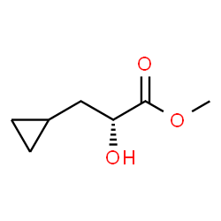 (r)-methyl 3-cyclopropyl-2-hydroxypropanoate Structure