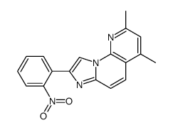 2,4-dimethyl-8-(2-nitrophenyl)imidazo[1,2-a][1,8]naphthyridine结构式