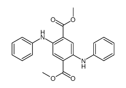 dimethyl 2,5-dianilinobenzene-1,4-dicarboxylate Structure