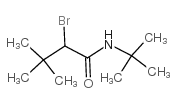 N1-(叔丁基)-2-溴-3,3-二甲基丁酰胺结构式
