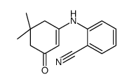 2-[(5,5-dimethyl-3-oxocyclohexen-1-yl)amino]benzonitrile结构式