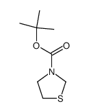 tert-Butyl thiazolidine-3-carboxylate Structure