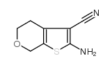 2-氨基-5,7-二氢-4H-噻吩并[2,3-c]吡喃-3-甲腈结构式