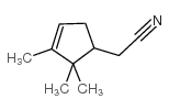 2-(2,2,3-三甲基-1-环戊-3-烯基)乙腈结构式