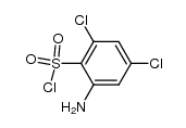 2-amino-4,6-dichloro-benzenesulfonyl chloride Structure