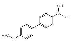 4'-甲氧基联苯基-4-硼酸结构式