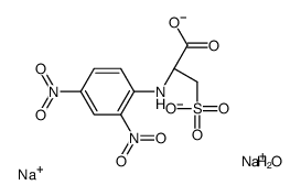 DNP-L-cysteic acid disodium salt hydrate Structure