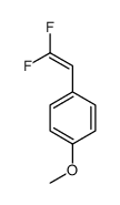 1-(2,2-difluoroethenyl)-4-methoxybenzene结构式
