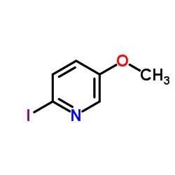 2-碘-5-甲氧基吡啶结构式