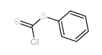 氯代二硫代甲酸苯酯结构式