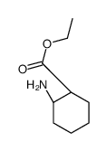 Cyclohexanecarboxylic acid, 2-amino-, ethyl ester, (1S,2R)- Structure