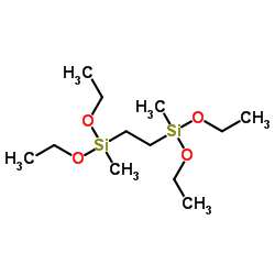 1,2-bis-(Methyldiethoxysilyl)ethane structure